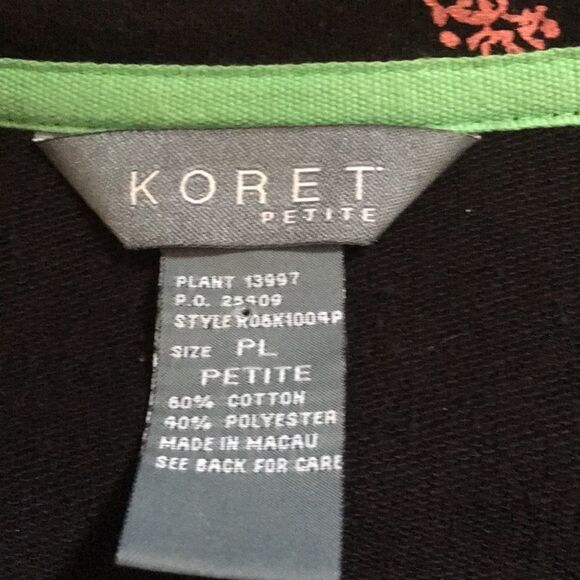 Vintage Koret Black Vacation Jacket L - Picture 5 of 15